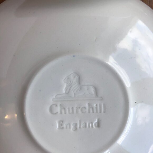 Vintage China Churchill Blue Willow Plates - Picture 5 of 5